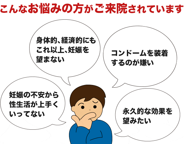 こんなお悩みの方がご来院されております